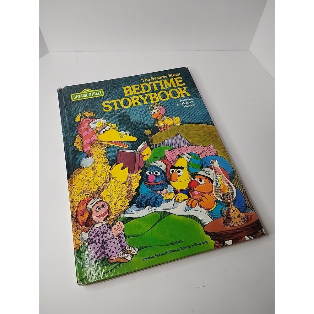 The Sesame Street Bedtime Storybook w/Jim Henson's Muppets, 1978 Vintage HC